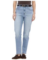 Calvin Klein - Jeans ,Blauw ,Katoen New Mom Jean - Lyst