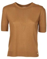 Herno - Camisetas de manga corta con logo dorado - Lyst