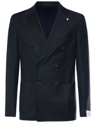Lubiam - Jassen ,Blauw ,Blazers - Lyst