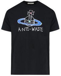 Vivienne Westwood - Klassisches t-shirt und polo in schwarz - Lyst