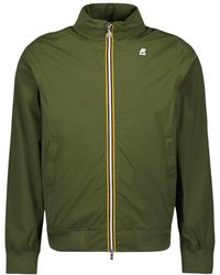 K-Way - Jassen ,Groen ,Katoen Amaury Jacket - Lyst