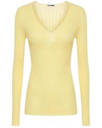Jil Sander - V-Neck Knitwear - Lyst