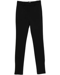 Ermanno Scervino - Broeken ,Zwart ,Leer Viscose Polyamide Elastane Broek - Lyst