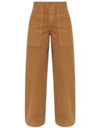 Moncler - Wijde Pijpen Broek - Lyst