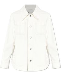 Ami Paris - Cotton Worker Buttoned Jacket - Lyst