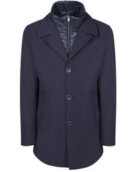 Herno - Double Layered High Neck Jacket - Lyst