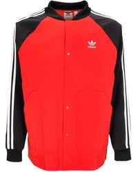 adidas - Chaqueta Cortavientos Sst Woven Para Hombre - Lyst
