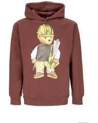 Market - Hoodies & Sweatvesten ,Bruin ,Katoen Workshop Bear Hoodie Bruin - Lyst
