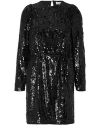 SELECTED - Korte Pailletten Jurk - Lyst