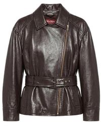 Max Mara - Giusto Biker Jacket - Lyst