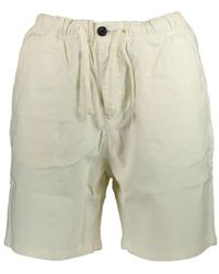 North Sails - Witte Bermuda Shorts Slim Fit Katoen - Lyst