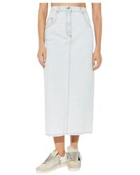 Nina Ricci - Denim Skirts - Lyst