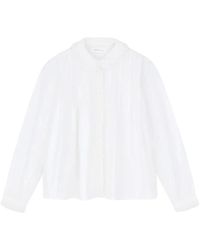 Skall Studio - Overhemden ,Wit ,Katoen Romantic Shirt - Lyst