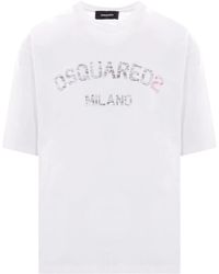 DSquared² - Relaxed-Fit Cotton T-Shirt - Lyst