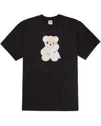 Supreme - Bear Tee Schwarz Streetwear Mode - Lyst
