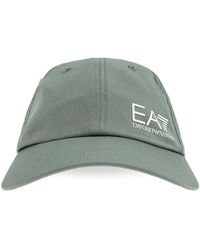 EA7 - Accessoires ,Groen ,Polyester Baseball Cap - Lyst