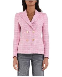 Tagliatore - Doppelreiher Jacke Modell J Koralle - Lyst