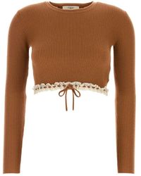 Chloé - Round-Neck Knitwear - Lyst