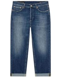 Dondup - Koons Loose-Fit Stretch Denim Jeans - Lyst