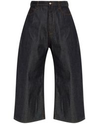 Balenciaga - Jeans ,Blauw ,Katoen Wide-Leg Jeans - Lyst