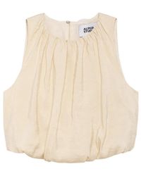Alpha Studio - Top C/Incrispature - Lyst