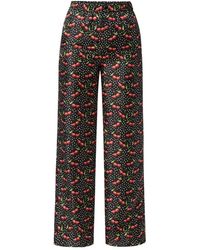 Philipp Plein - Broeken ,Zwart ,Wide Broeken - Lyst