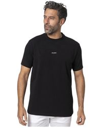 Karl Lagerfeld - Schwarzes logo t-shirt kurzarm stretch - Lyst