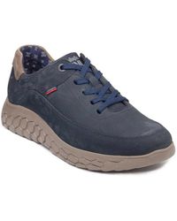 Callaghan - Schoenen ,Blauw ,Suède Blauwe Suède Sneakers Met Geheugen Inlegzool - Lyst