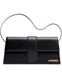 Jacquemus - Schwarze leder umhängetasche - Lyst