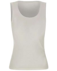 Gran Sasso - Sleeveless Tops - Lyst