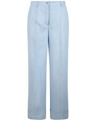 P.A.R.O.S.H. - Leinenmischung hose regular fit italien,leinenhose - Lyst