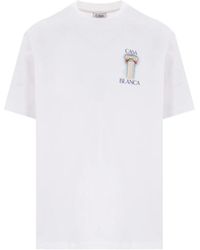 CASABLANCA - La Colonne T-Shirt - Lyst
