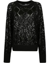 ROTATE BIRGER CHRISTENSEN - Round-Neck Knitwear - Lyst