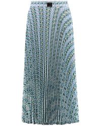 Tory Burch - Bedrukt Midi Rok - Lyst