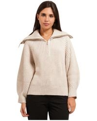 ARMANI EXCHANGE - Truien & Vesten ,Wol Half-Zip Pullover - Lyst