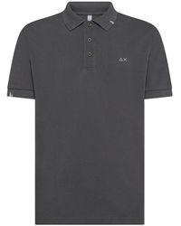 Sun 68 - Tops ,Grijs ,Polyester Vintage Polyester Polo Shirt - Lyst