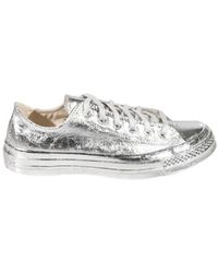 Converse - Schoenen ,Grijs ,Leer Chuck 70 Sneakers - Lyst