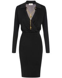 Elisabetta Franchi - Wrap Dresses - Lyst