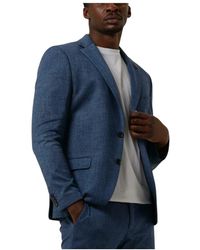 Zuitable - Jassen ,Blauw ,Polyester Blauwe Casual Blazer - Lyst