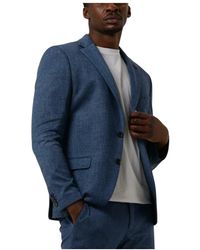 Zuitable - Jassen ,Blauw ,Polyester Blauwe Casual Blazer - Lyst