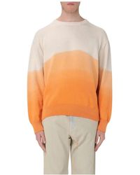MSGM - Round-Neck Knitwear - Lyst