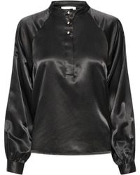 My Essential Wardrobe - Elegante estellemw bluse top in schwarz - Lyst