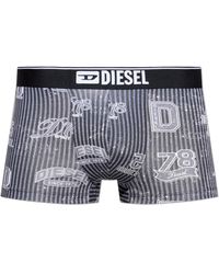 DIESEL - Ondergoed ,Grijs ,Katoen Damien-D-Box Boxer Briefs - Lyst