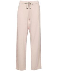 Herno - Broeken ,Roze ,Wide Broeken - Lyst