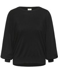 Kaffe - Kcloni Pointell Pullover - Lyst