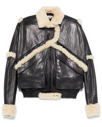 Magda Butrym - Faux Fur Shearling Jassen Outerwear - Lyst