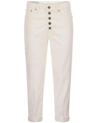 Dondup - Cropped Trousers - Lyst