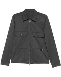 Low Brand - Jassen ,Grijs ,Shirt Jacket - Lyst
