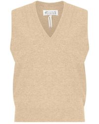 Maison Margiela - V-Neck Knitwear - Lyst