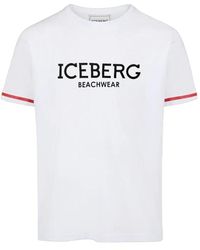 Iceberg - Magliette cotone a maniche corte - Lyst